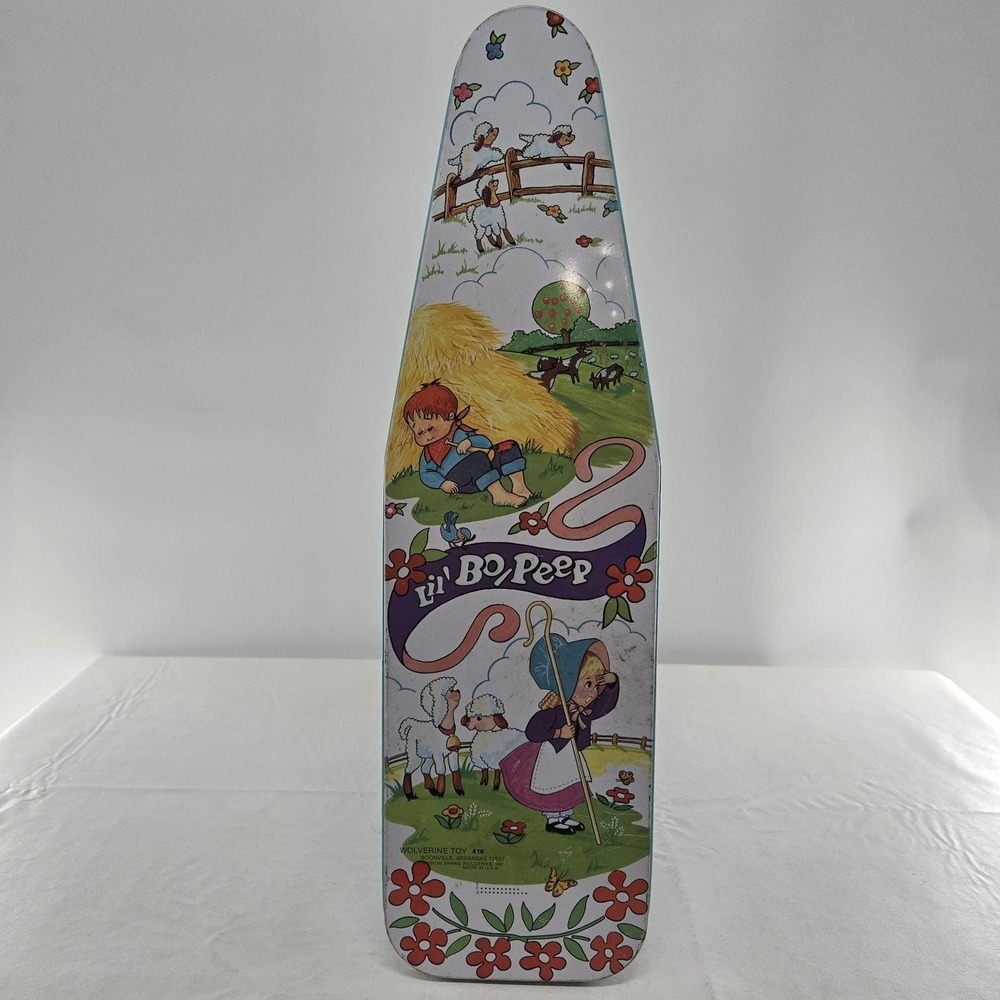 Wolverine "Lil' Bo Peep" Tin Lithograph Toy Ironing Board Vintage See Details